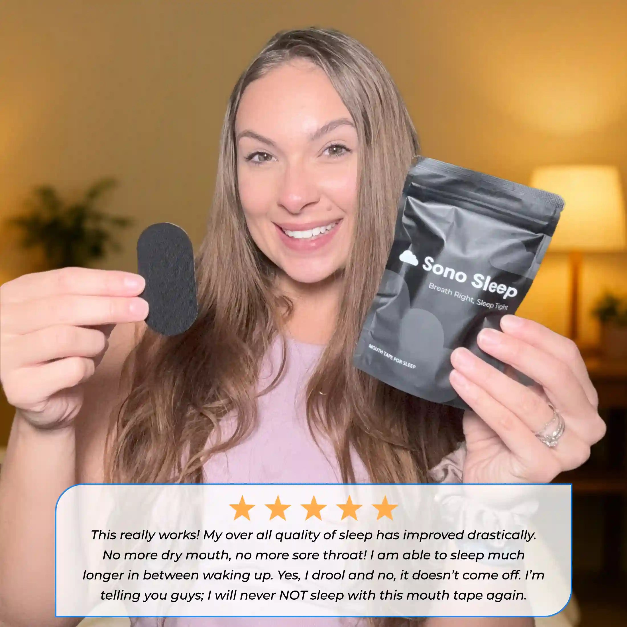 Mouth Tape for Deeper Sleep, Breathe Better & Wake Up Refreshed