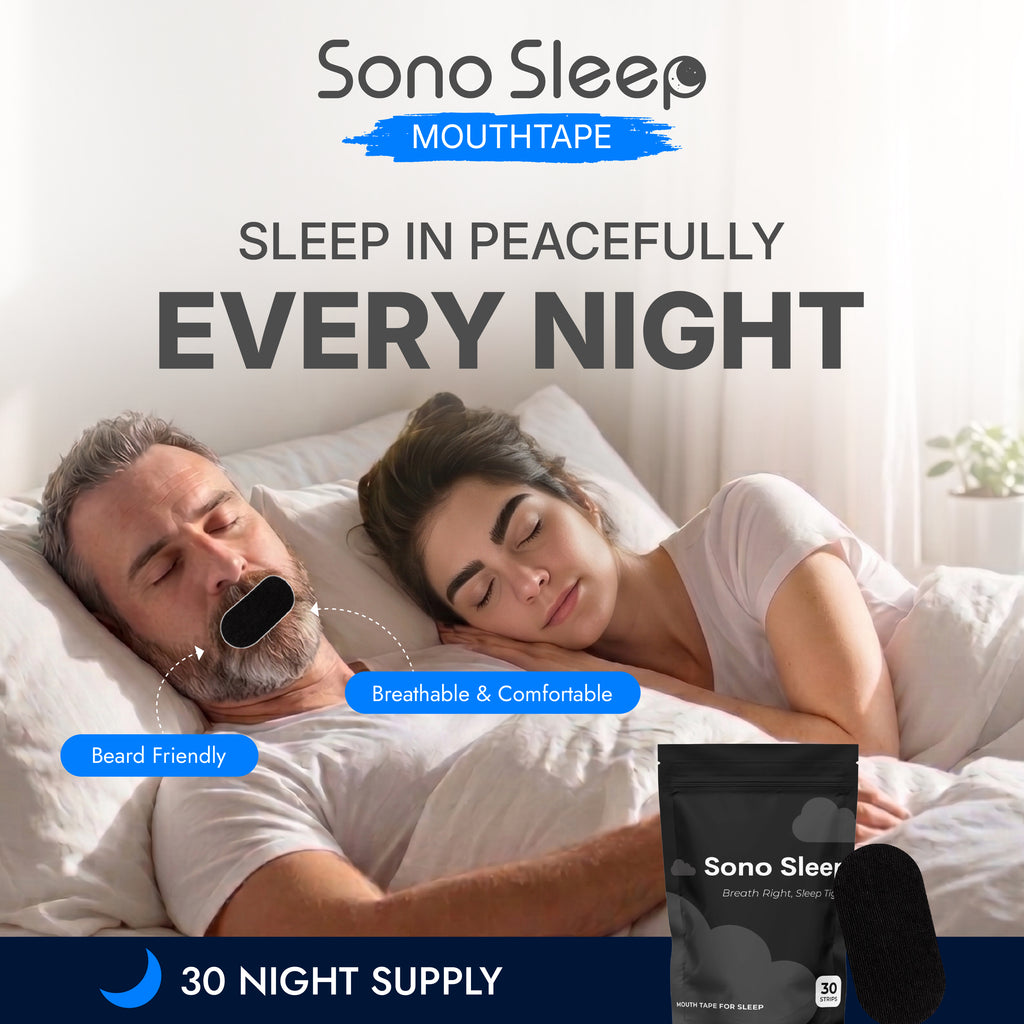 Mouth Tape for Deeper Sleep, Breathe Better & Wake Up Refreshed