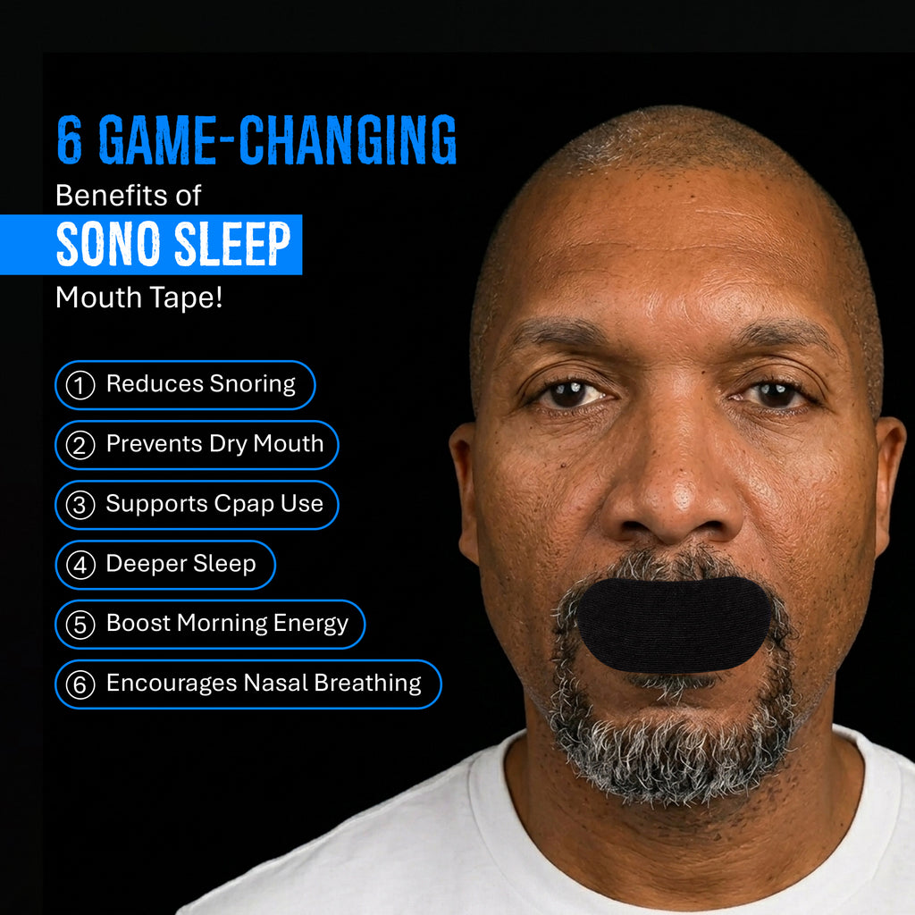 Mouth Tape for Deeper Sleep, Breathe Better & Wake Up Refreshed