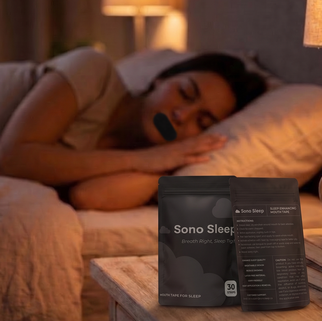 Mouth Tape for Deeper Sleep, Breathe Better & Wake Up Refreshed