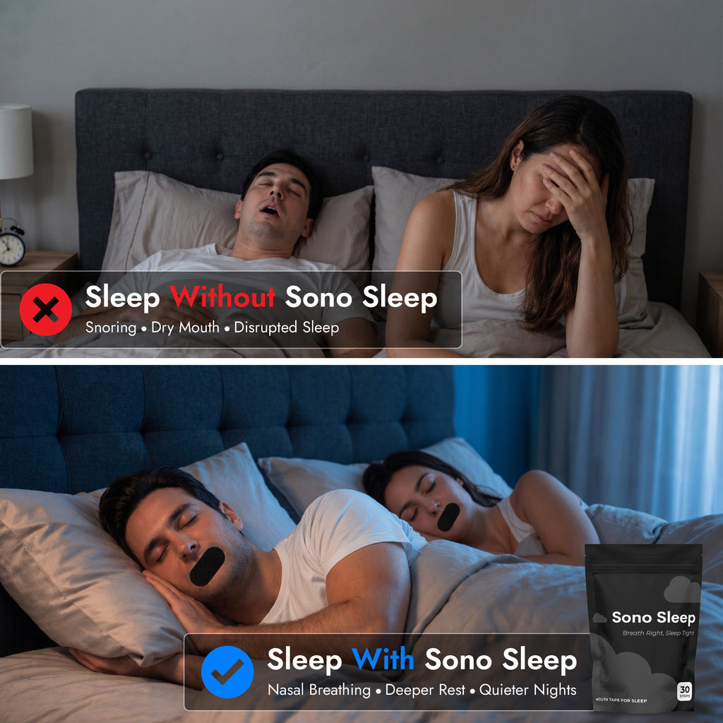 Mouth Tape for Deeper Sleep, Breathe Better & Wake Up Refreshed
