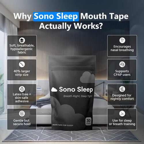 Mouth Tape for Deeper Sleep, Breathe Better & Wake Up Refreshed