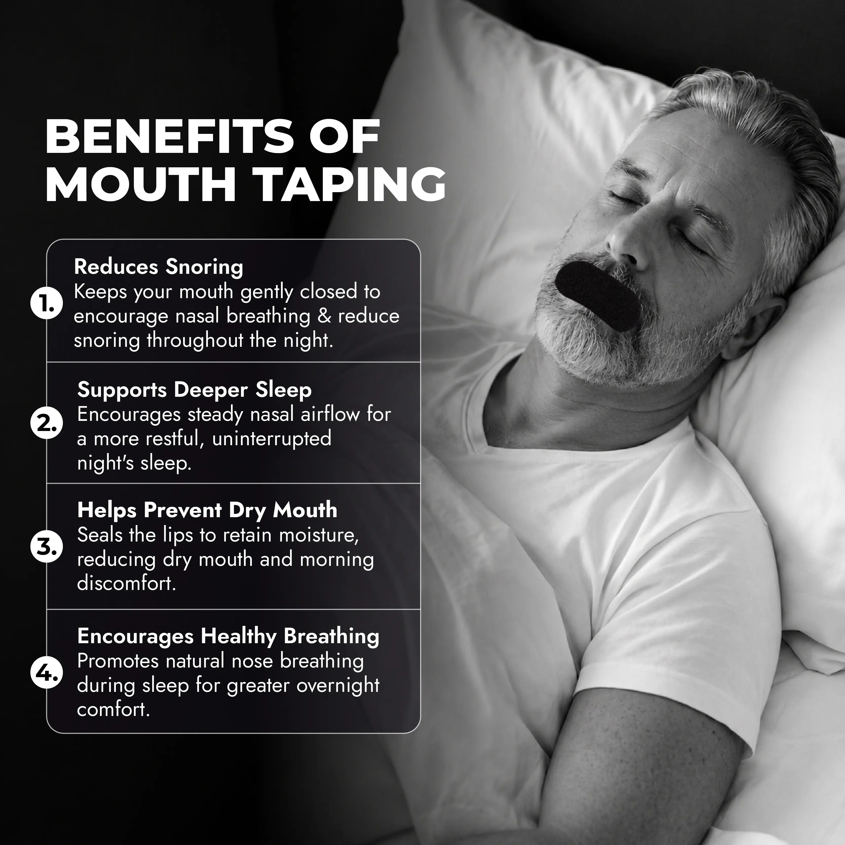 Mouth Tape for Peaceful Sleeping