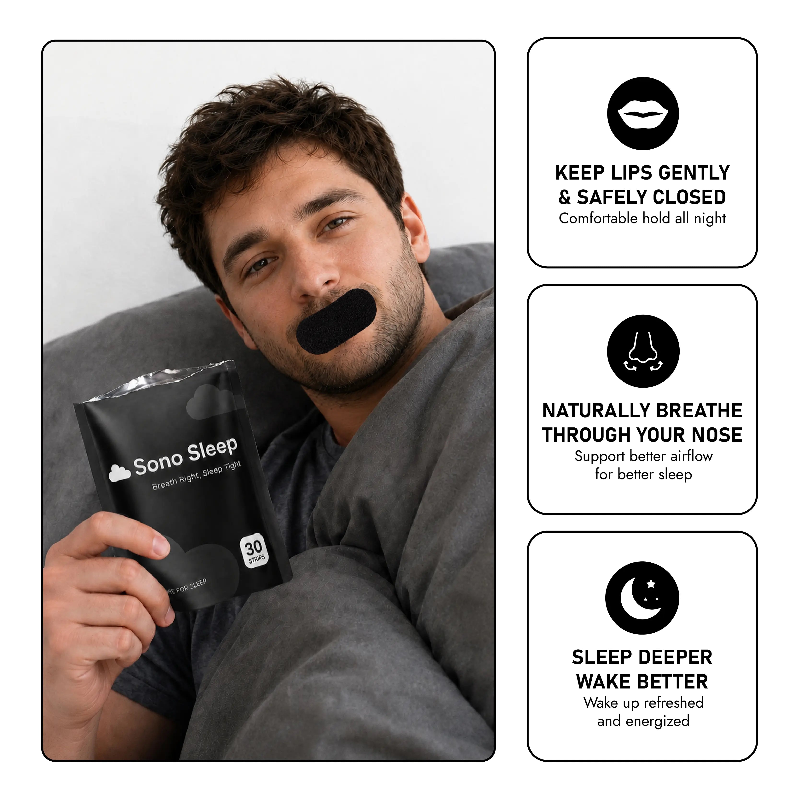 Mouth Tape for Peaceful Sleeping