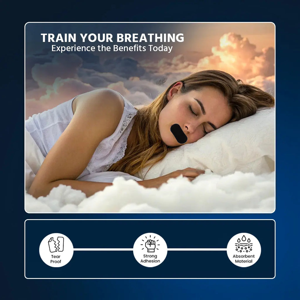 Mouth Tape for Deeper Sleep, Breathe Better & Wake Up Refreshed
